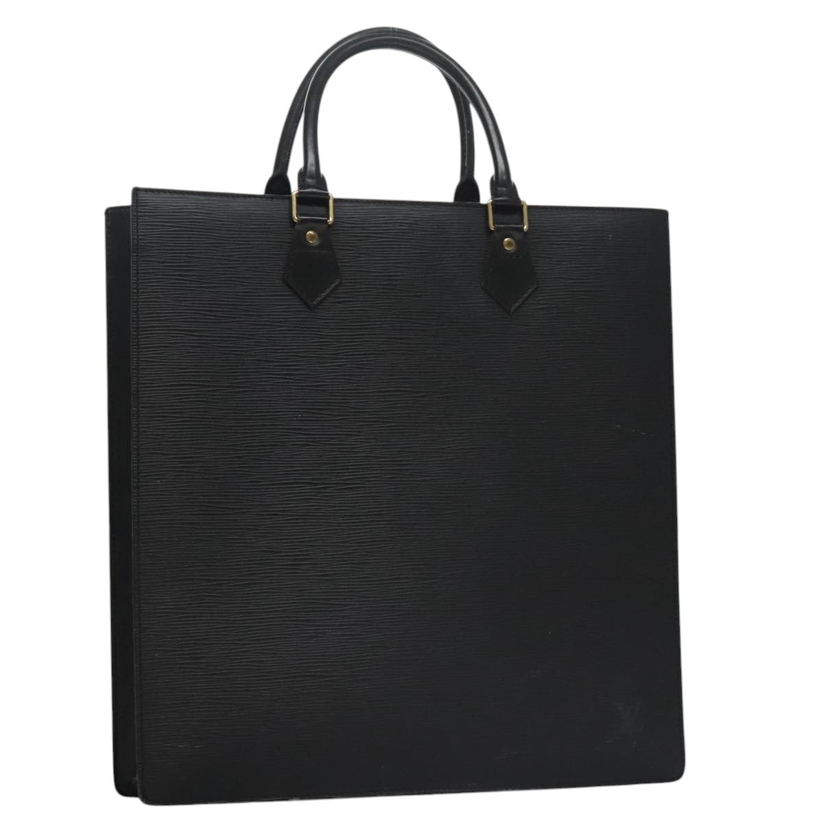 LOUIS VUITTON Epi Sac Plat Hand Bag Black M59082 LV 107474
