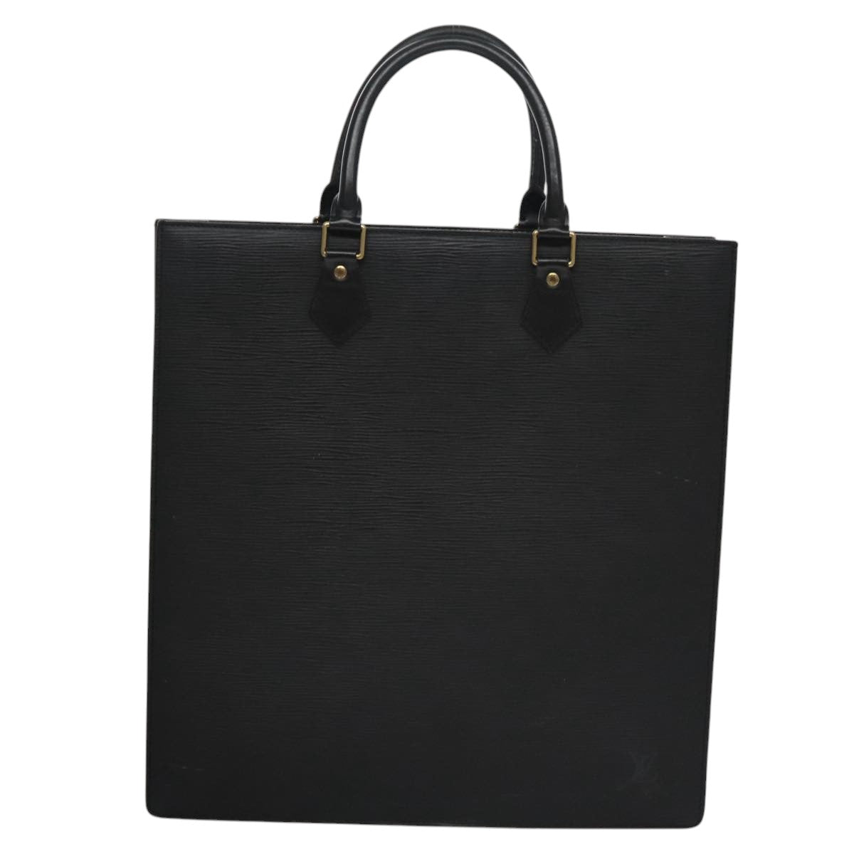LOUIS VUITTON Epi Sac Plat Hand Bag Black M59082 LV 107474