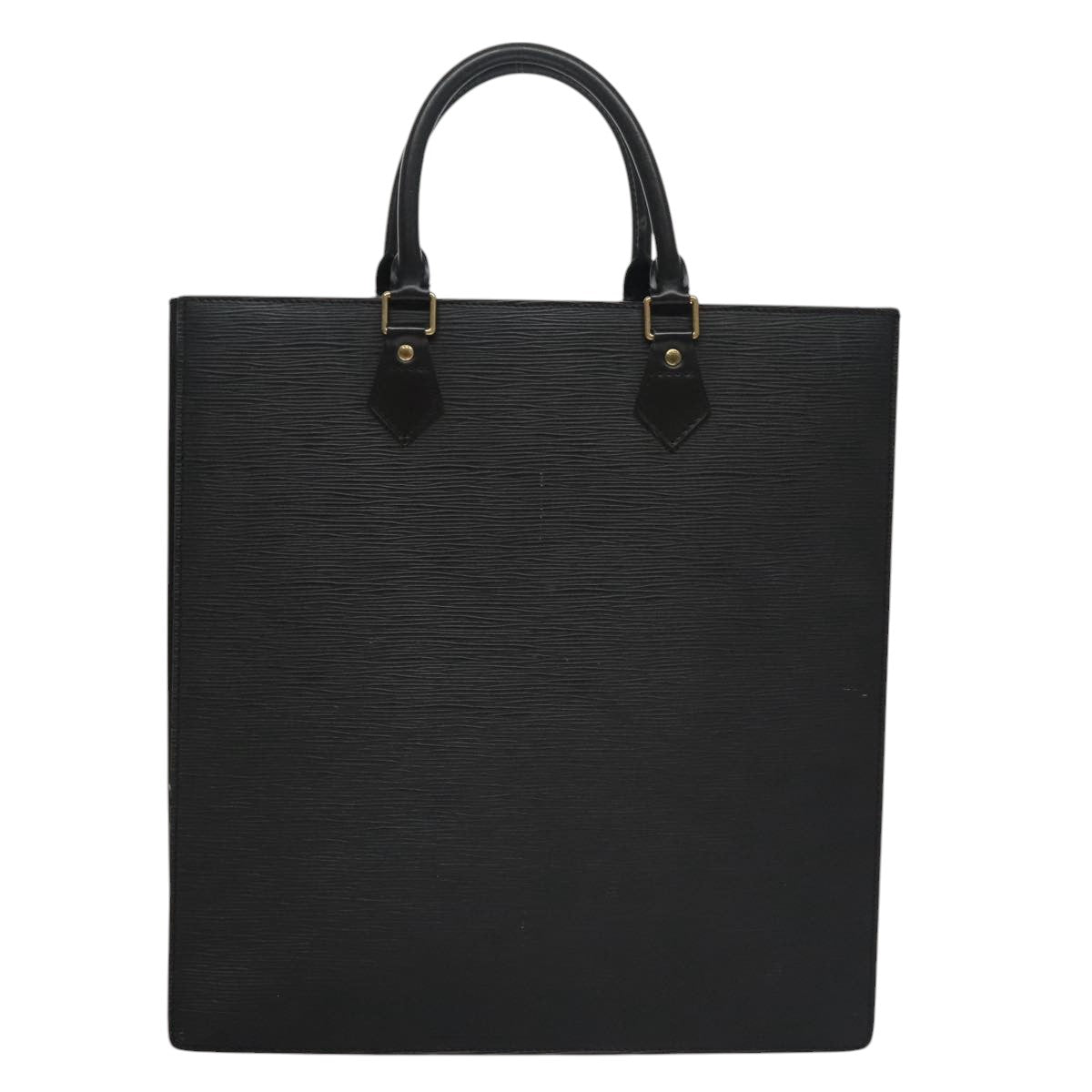 LOUIS VUITTON Epi Sac Plat Hand Bag Black M59082 LV 107474