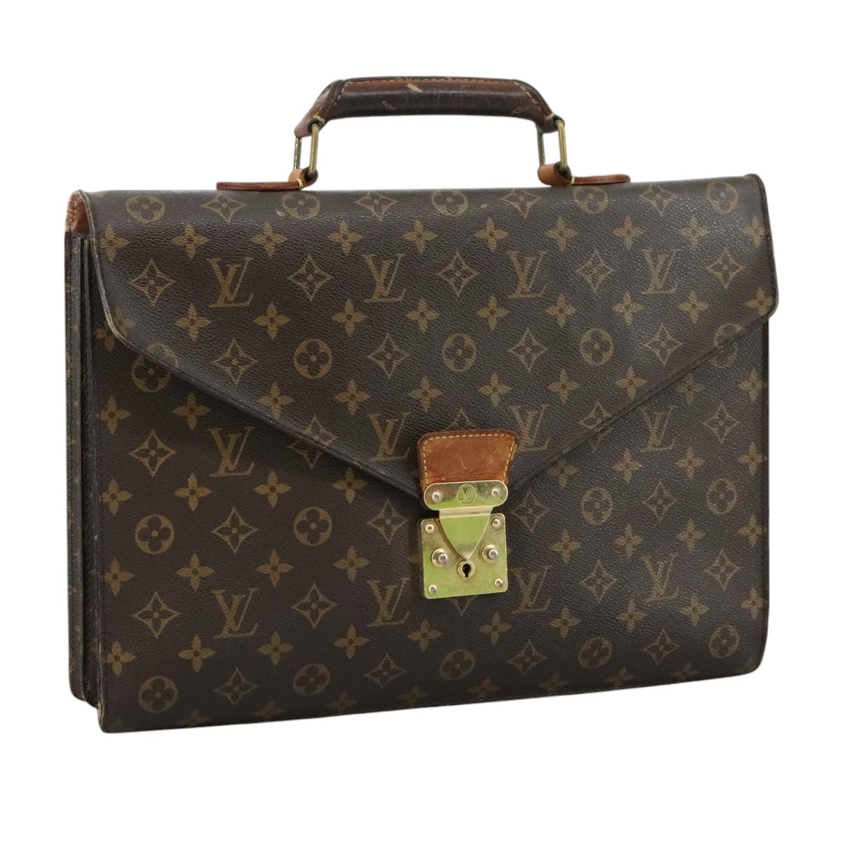 LOUIS VUITTON Monogram Serviette Conseiller Briefcase M53331 LV 107550
