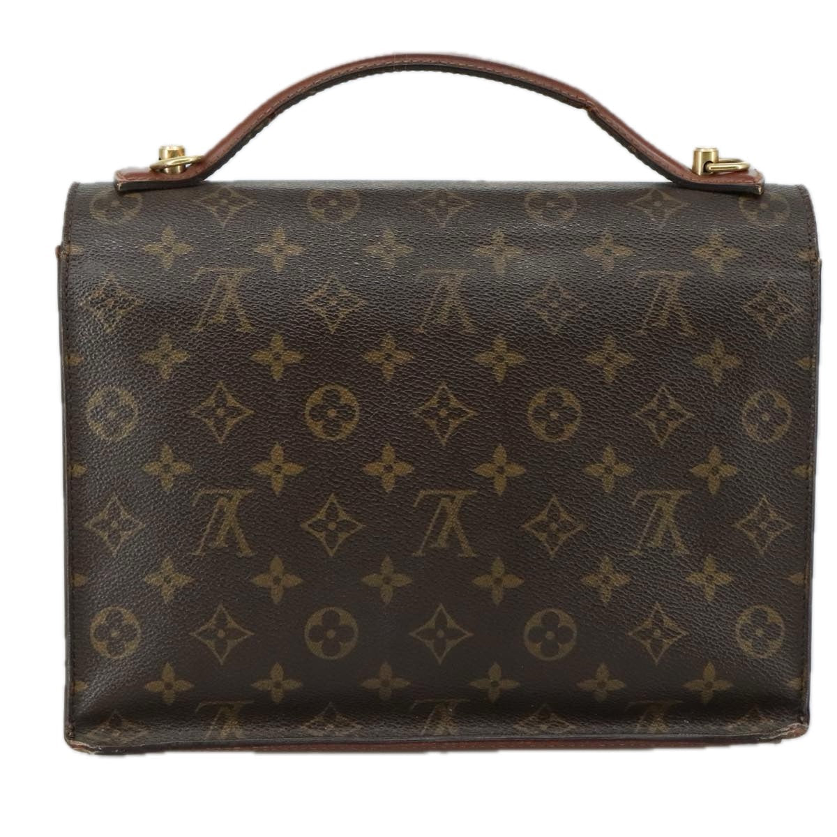 LOUIS VUITTON Monogram Monceau28 Hand Bag M51185 LV 107555