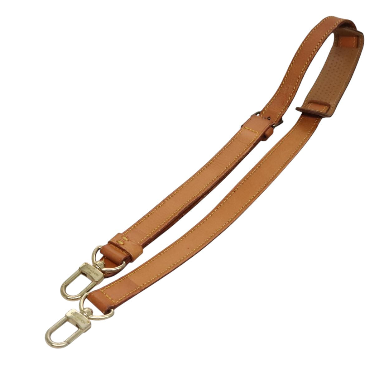 LOUIS VUITTON Adjustable Shoulder Strap Leather 40.2""-47.2"" Beige 107583