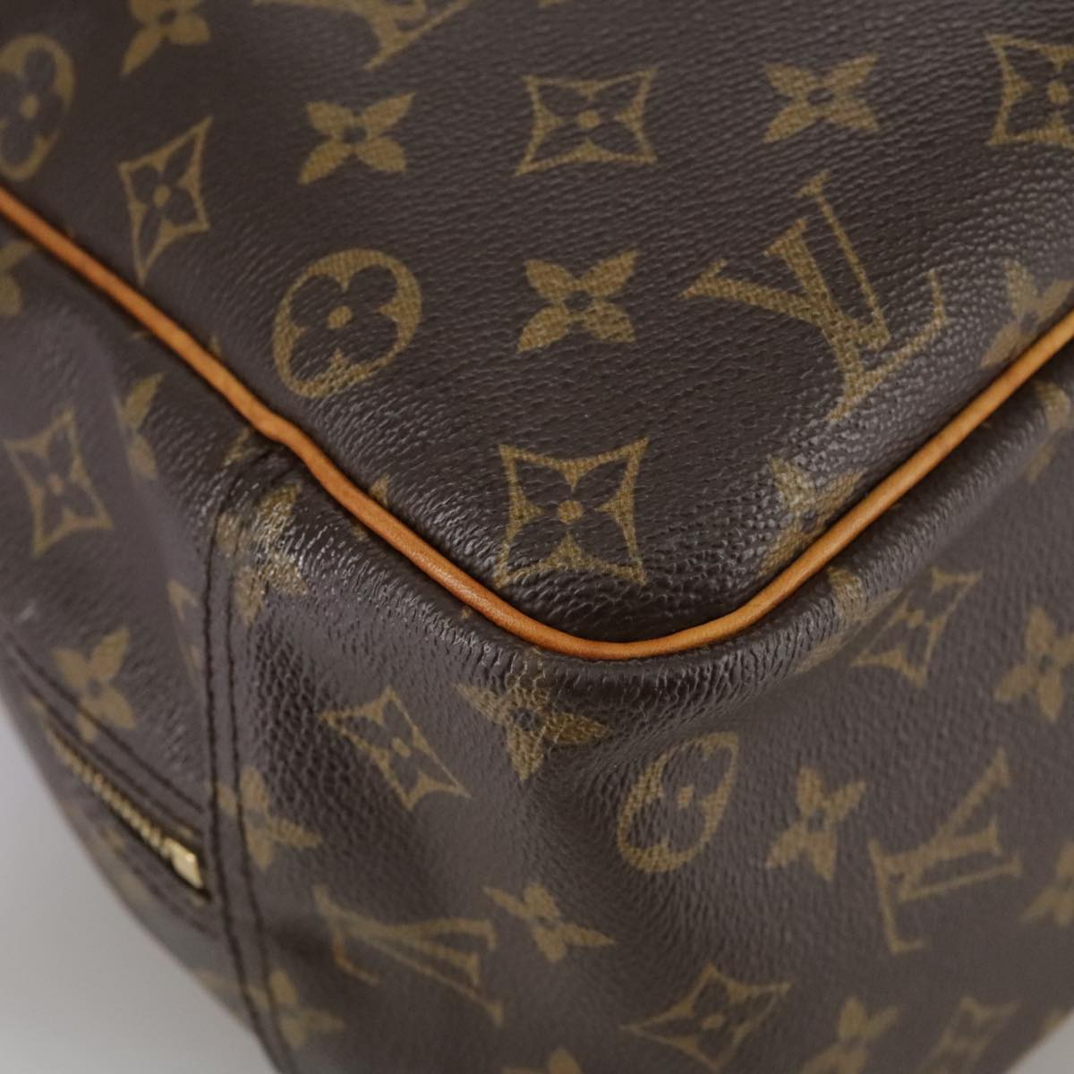 LOUIS VUITTON Monogram Deauville Hand Bag M47270 LV 107653