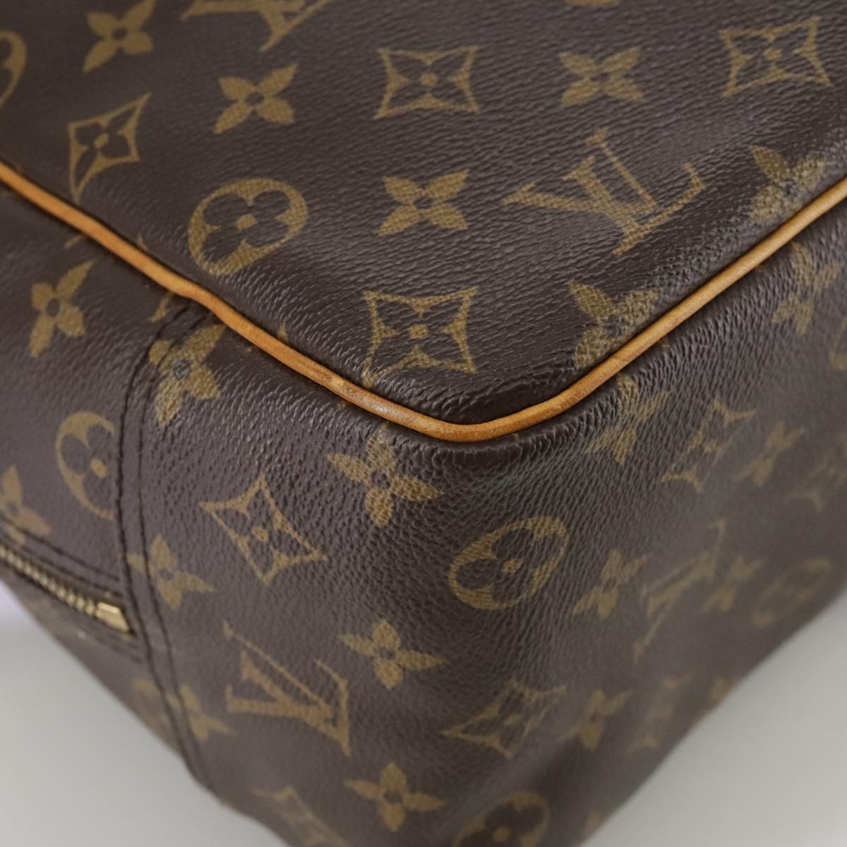 LOUIS VUITTON Monogram Deauville Hand Bag M47270 LV 107653
