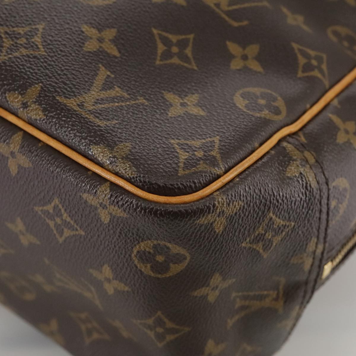 LOUIS VUITTON Monogram Deauville Hand Bag M47270 LV 107653