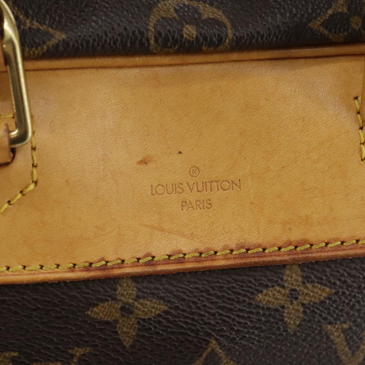 LOUIS VUITTON Monogram Deauville Hand Bag M47270 LV 107653