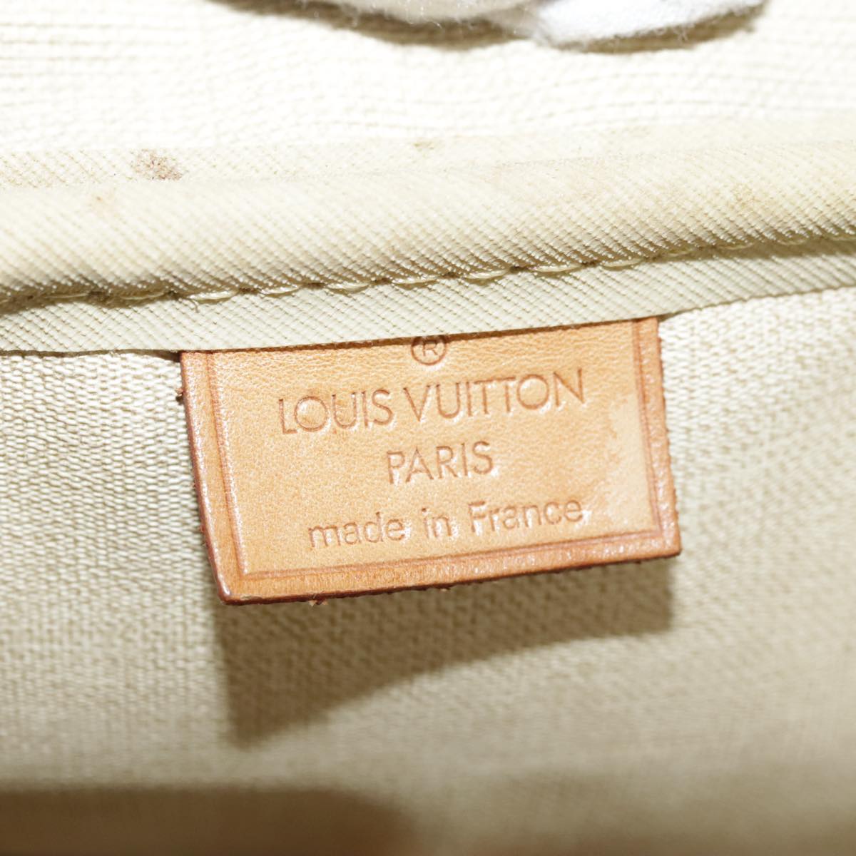 LOUIS VUITTON Monogram Deauville Hand Bag M47270 LV 107653