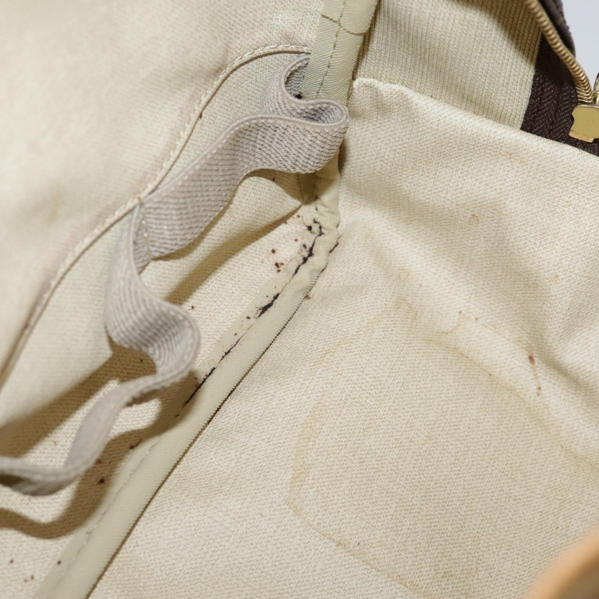 LOUIS VUITTON Monogram Deauville Hand Bag M47270 LV 107653