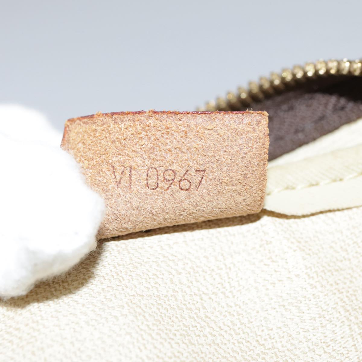 LOUIS VUITTON Monogram Deauville Hand Bag M47270 LV 107653