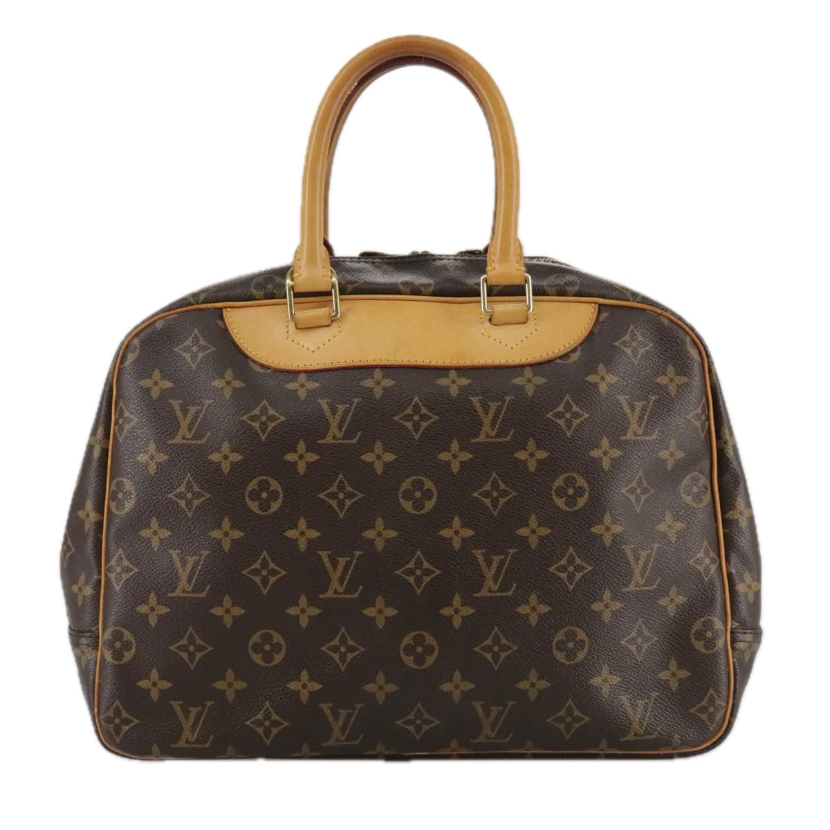 LOUIS VUITTON Monogram Deauville Hand Bag M47270 LV 107653