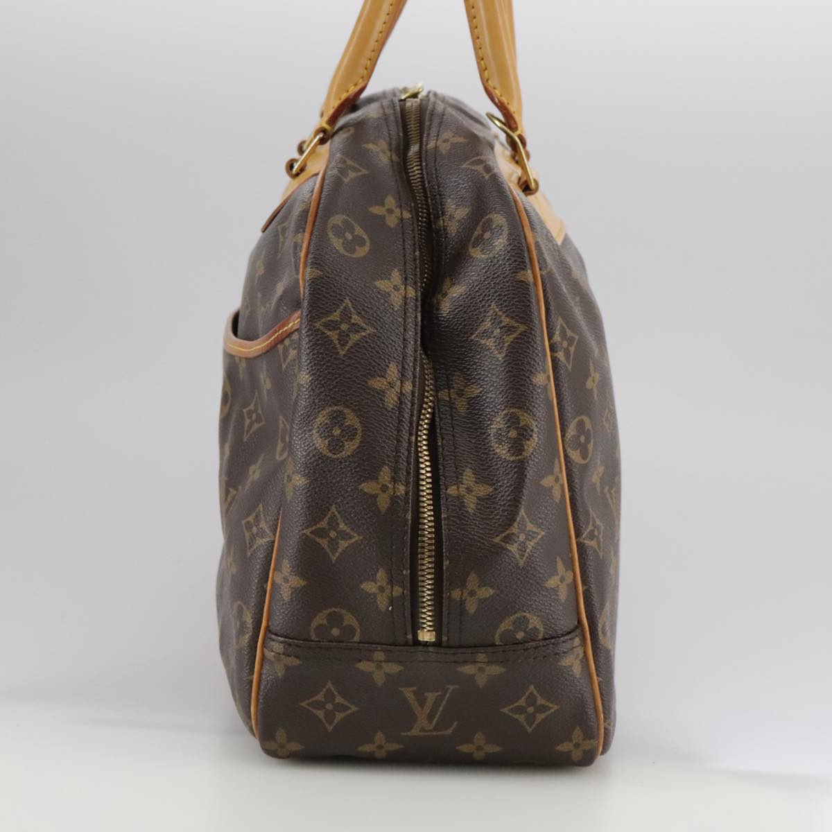 LOUIS VUITTON Monogram Deauville Hand Bag M47270 LV 107653