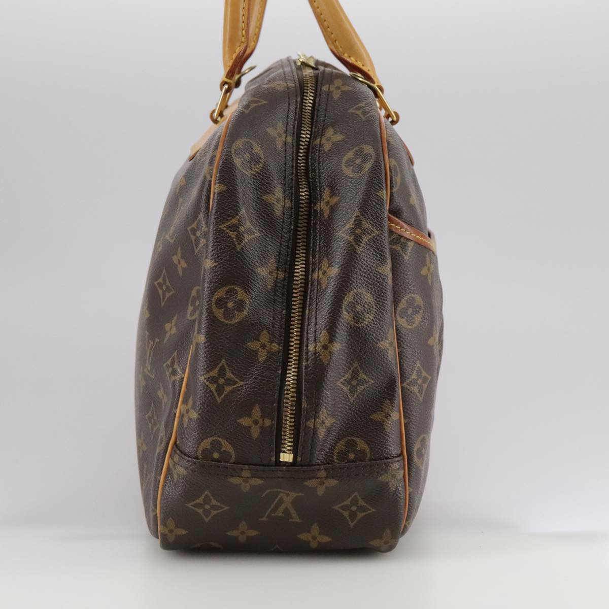 LOUIS VUITTON Monogram Deauville Hand Bag M47270 LV 107653