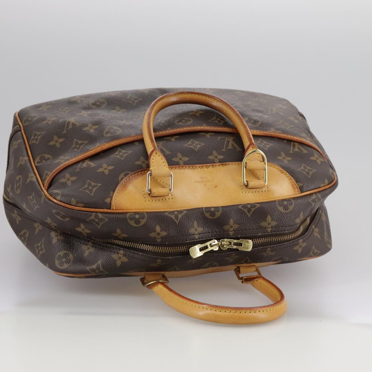 LOUIS VUITTON Monogram Deauville Hand Bag M47270 LV 107653
