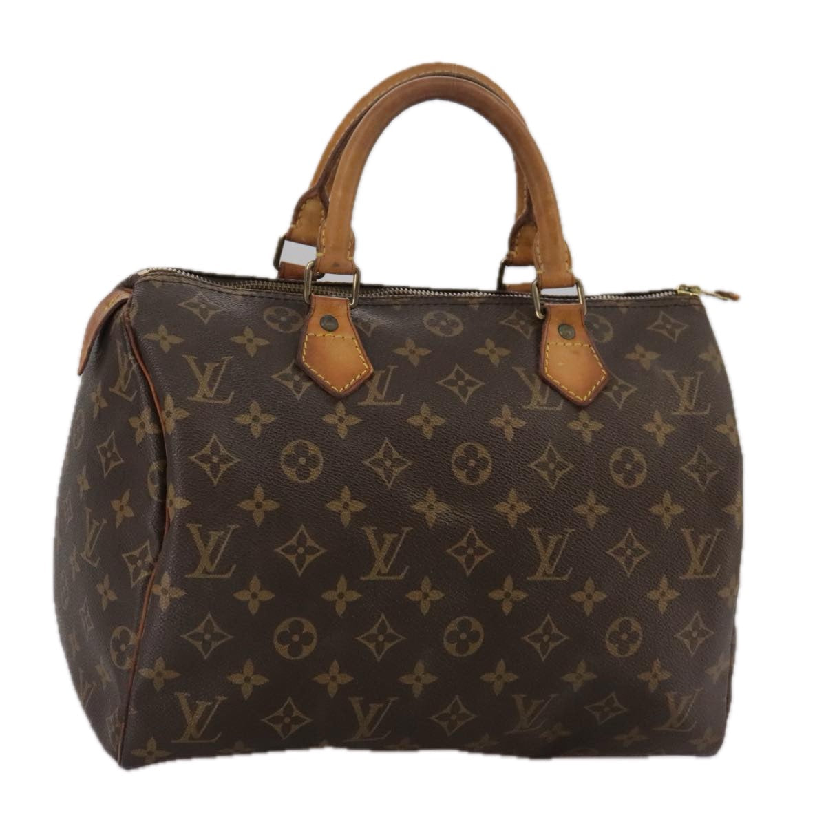 LOUIS VUITTON Monogram Speedy 30 Hand Bag M41526 LV 107658