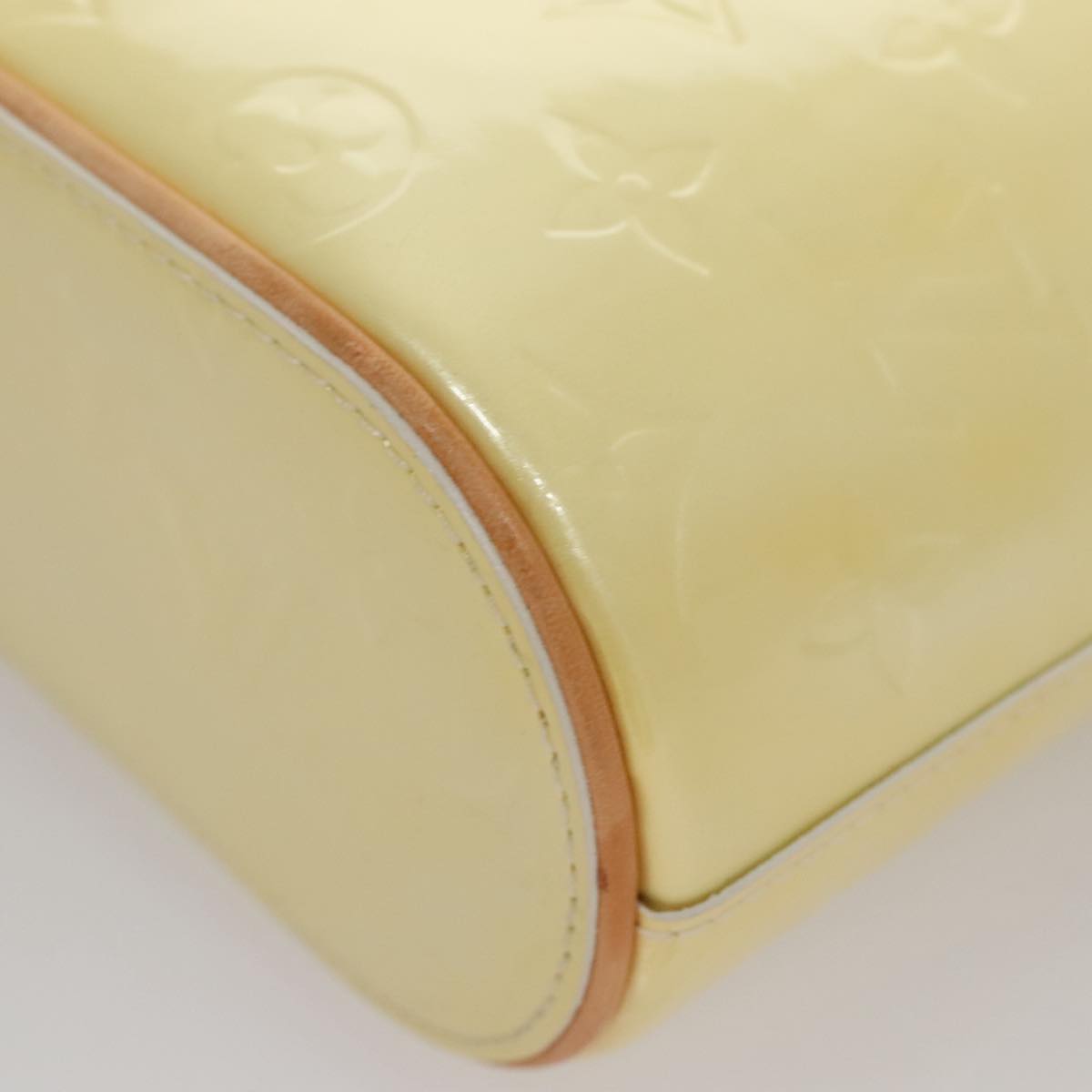 LOUIS VUITTON Monogram Vernis Stillwood Hand Bag Perle M91366 LV 107668