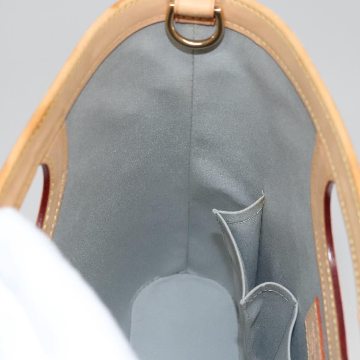LOUIS VUITTON Monogram Vernis Stillwood Hand Bag Perle M91366 LV 107668