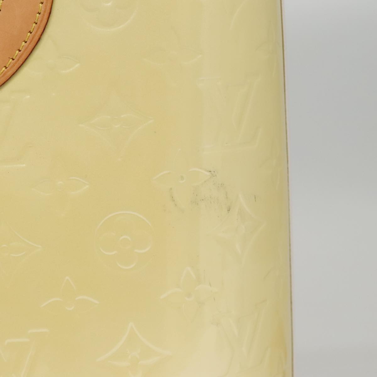 LOUIS VUITTON Monogram Vernis Stillwood Hand Bag Perle M91366 LV 107668