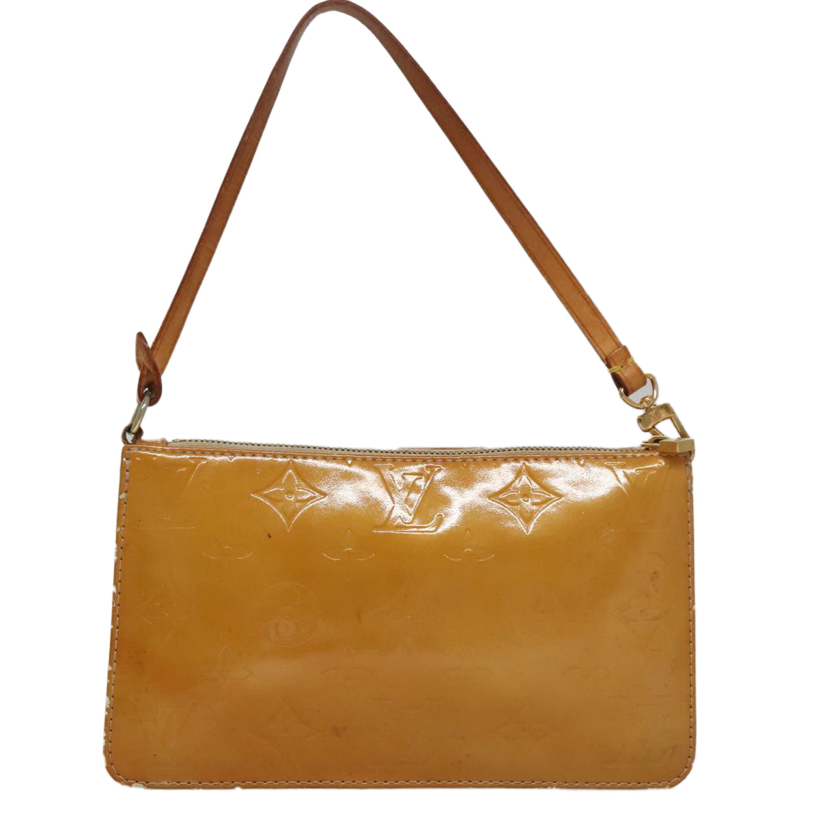 LOUIS VUITTON Monogram Vernis Lexington Accessory Pouch Beige M91010 107670