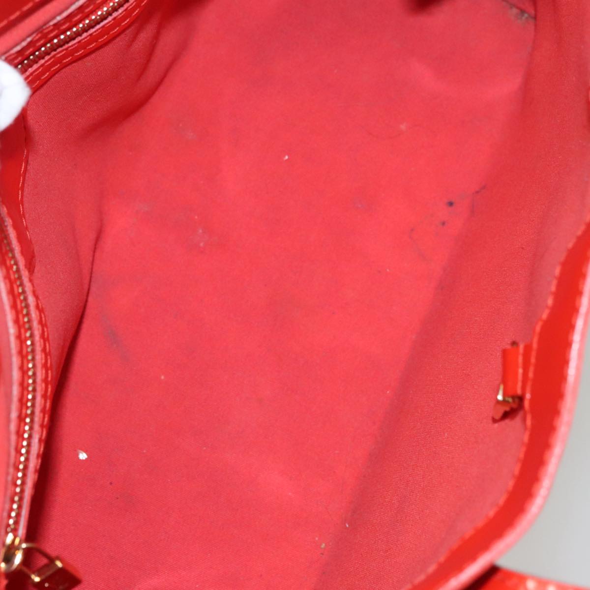 LOUIS VUITTON Monogram Vernis Wilshire PM Hand Bag Orenge M93644 LV 107674