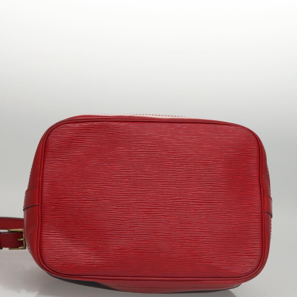 LOUIS VUITTON Epi Noe Shoulder Bag Bicolor Black Red M44017 LV 107678