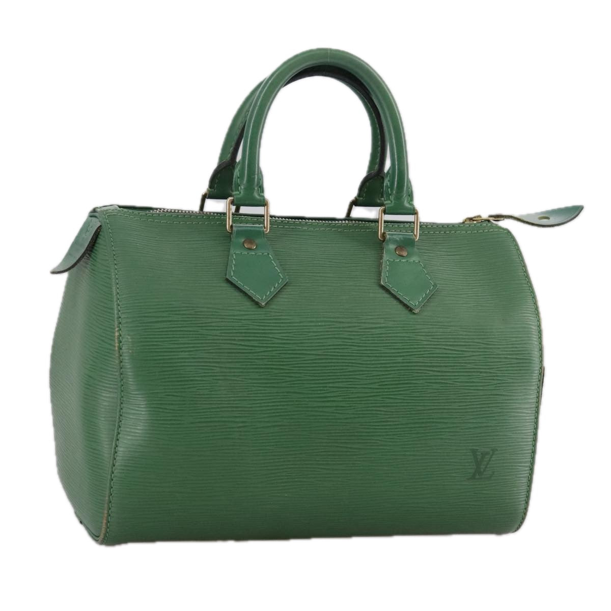 LOUIS VUITTON Epi Speedy 25 Hand Bag Borneo Green M43014 LV 107682