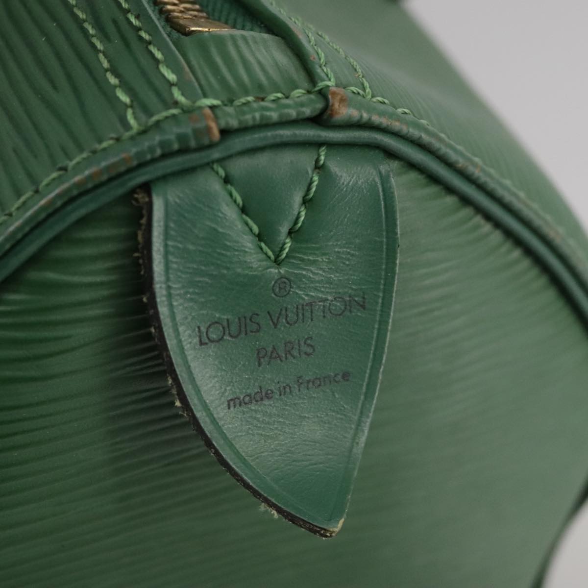 LOUIS VUITTON Epi Speedy 25 Hand Bag Borneo Green M43014 LV 107682