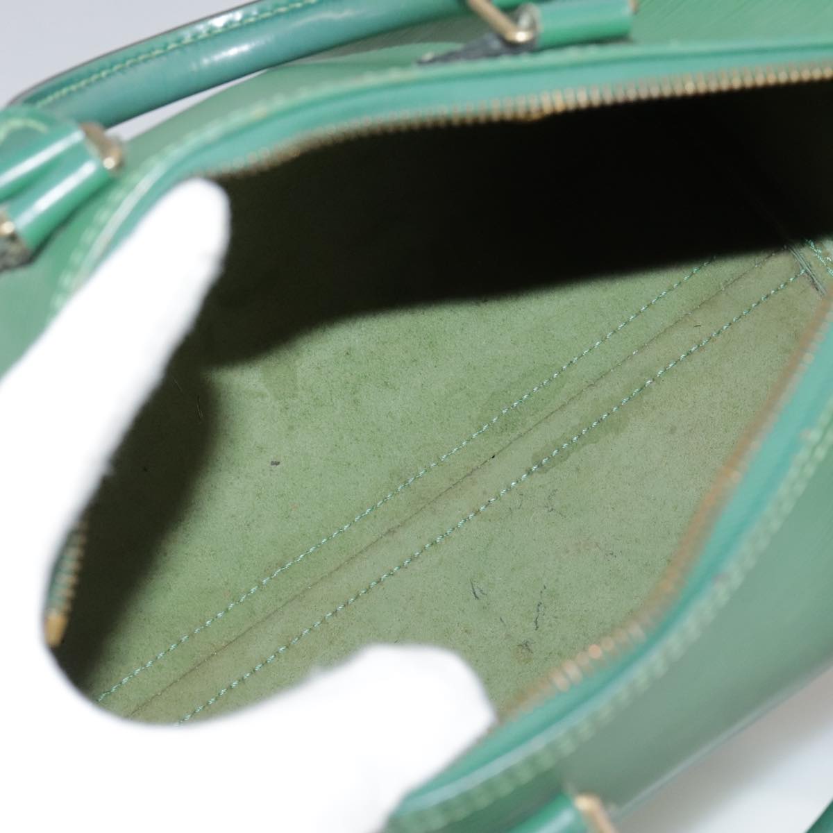 LOUIS VUITTON Epi Speedy 25 Hand Bag Borneo Green M43014 LV 107682