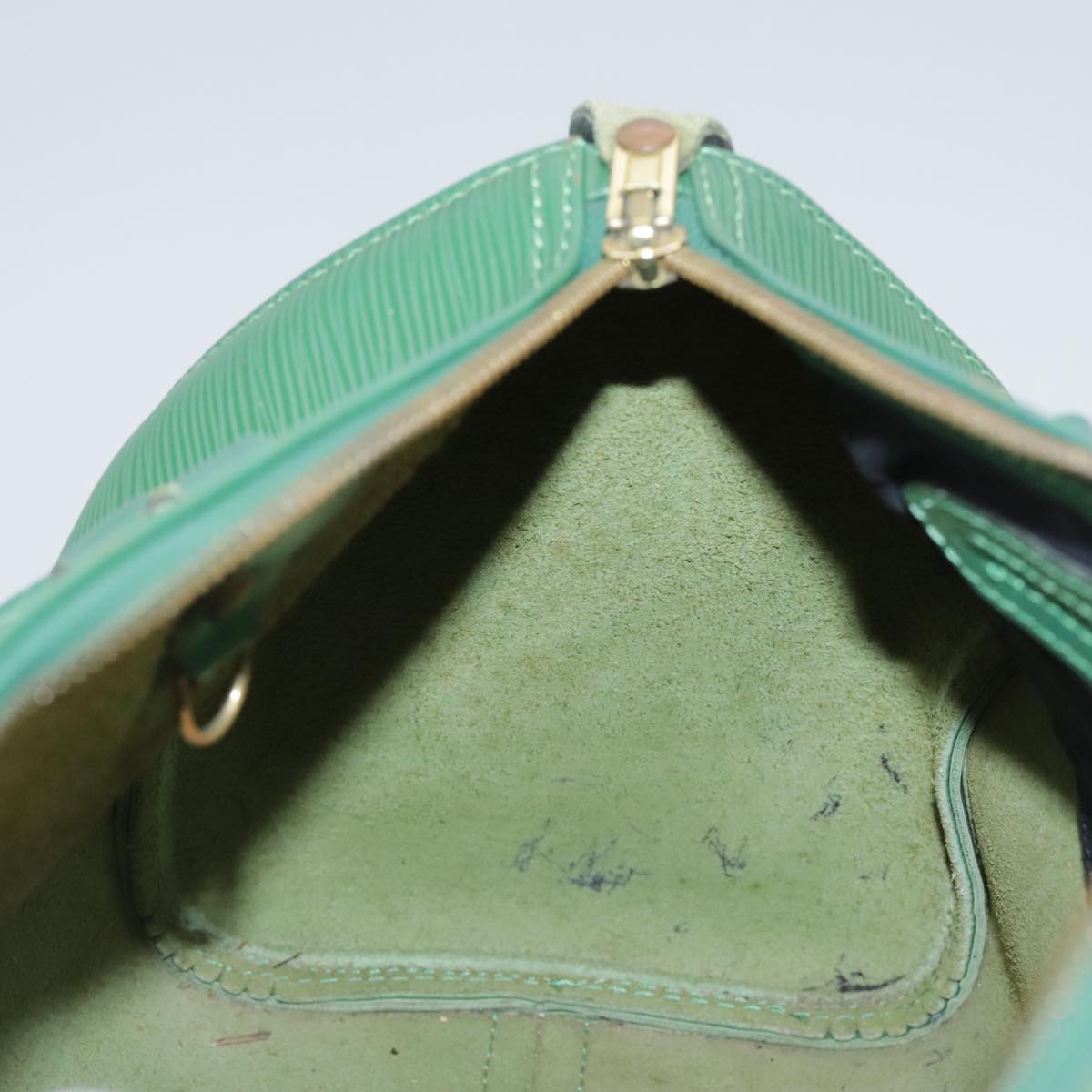 LOUIS VUITTON Epi Speedy 25 Hand Bag Borneo Green M43014 LV 107682