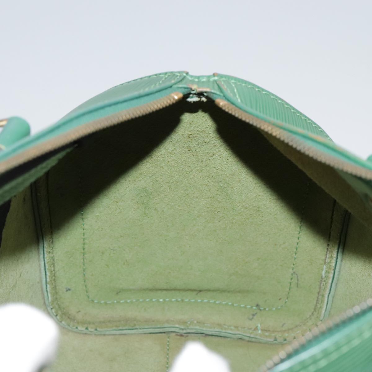 LOUIS VUITTON Epi Speedy 25 Hand Bag Borneo Green M43014 LV 107682