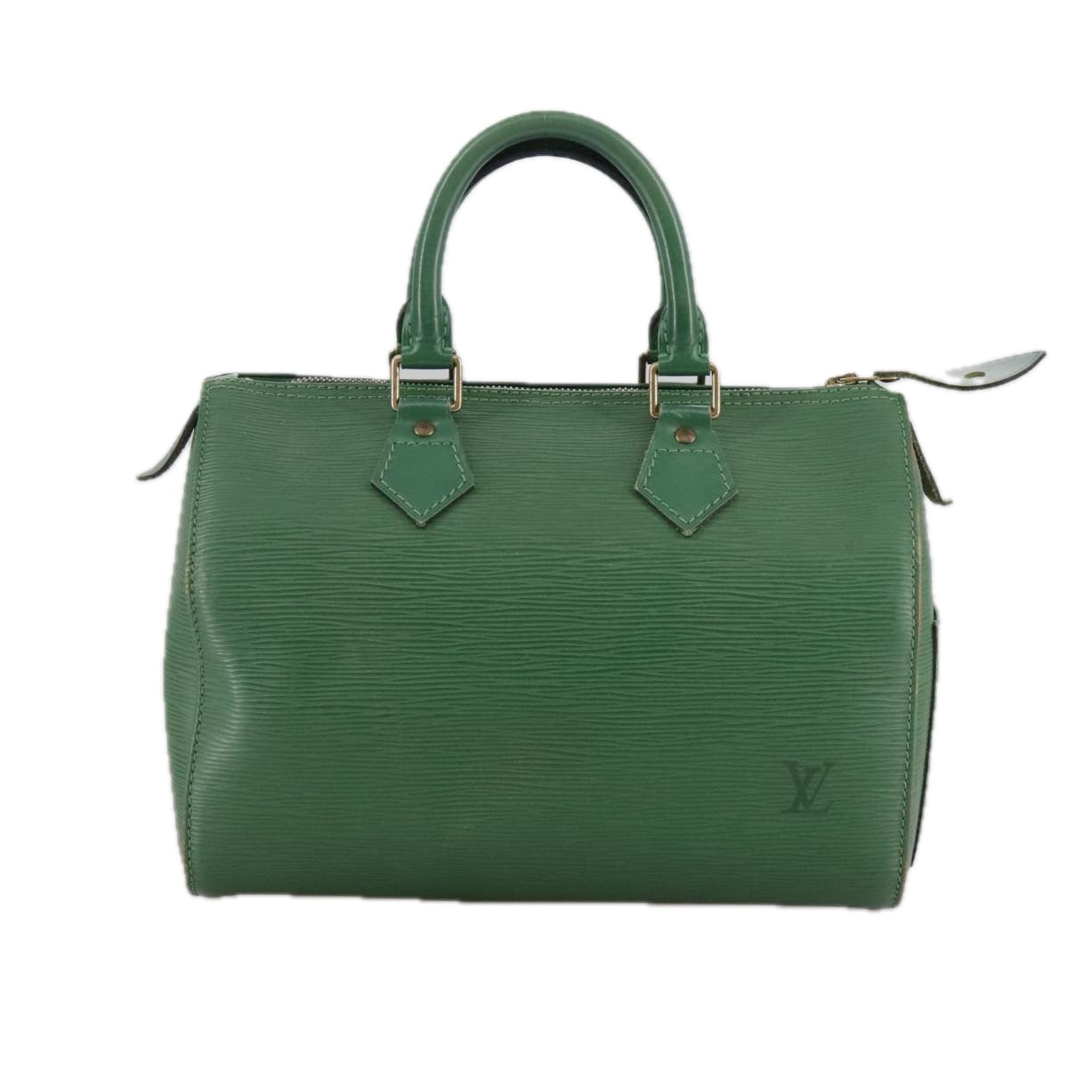 LOUIS VUITTON Epi Speedy 25 Hand Bag Borneo Green M43014 LV 107682