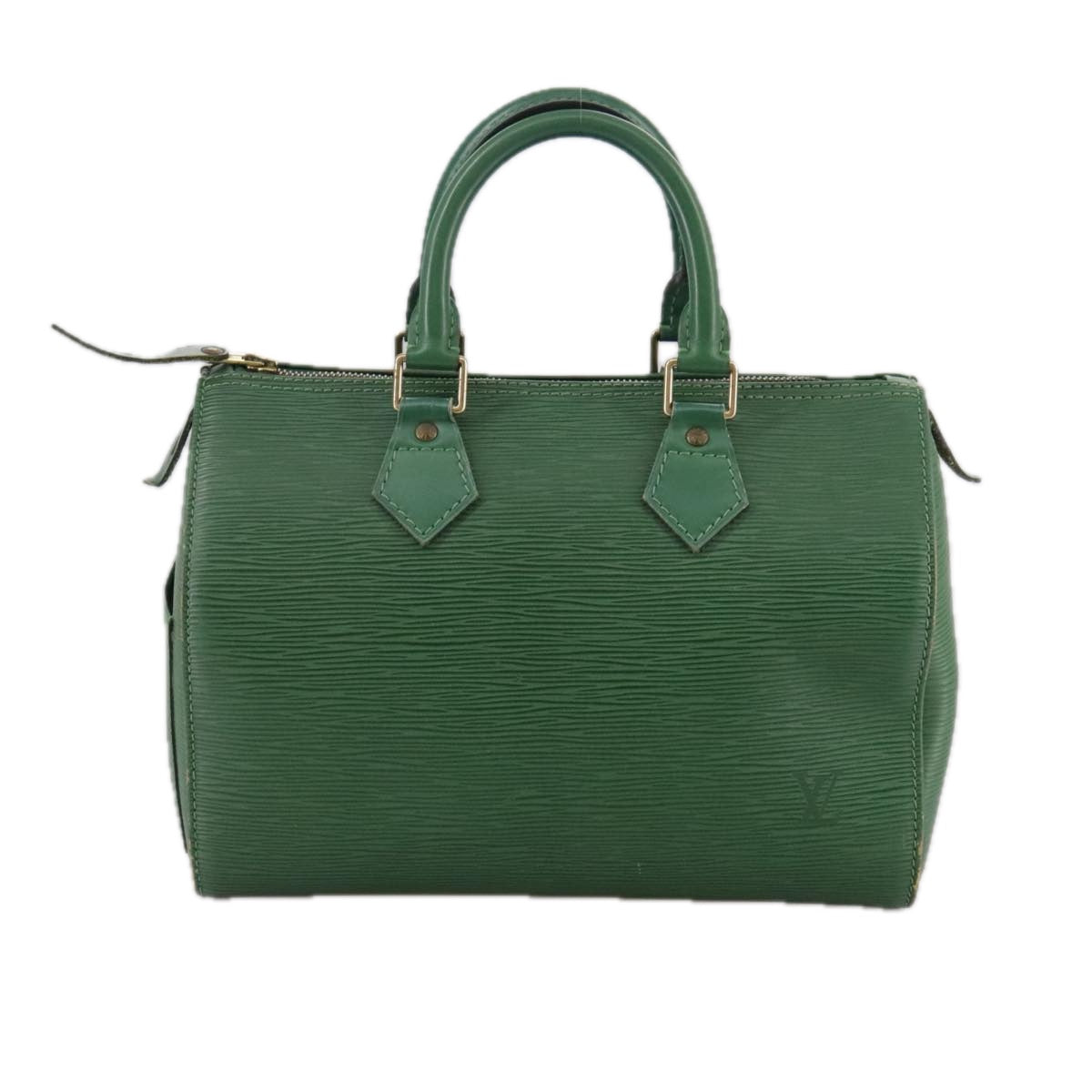 LOUIS VUITTON Epi Speedy 25 Hand Bag Borneo Green M43014 LV 107682