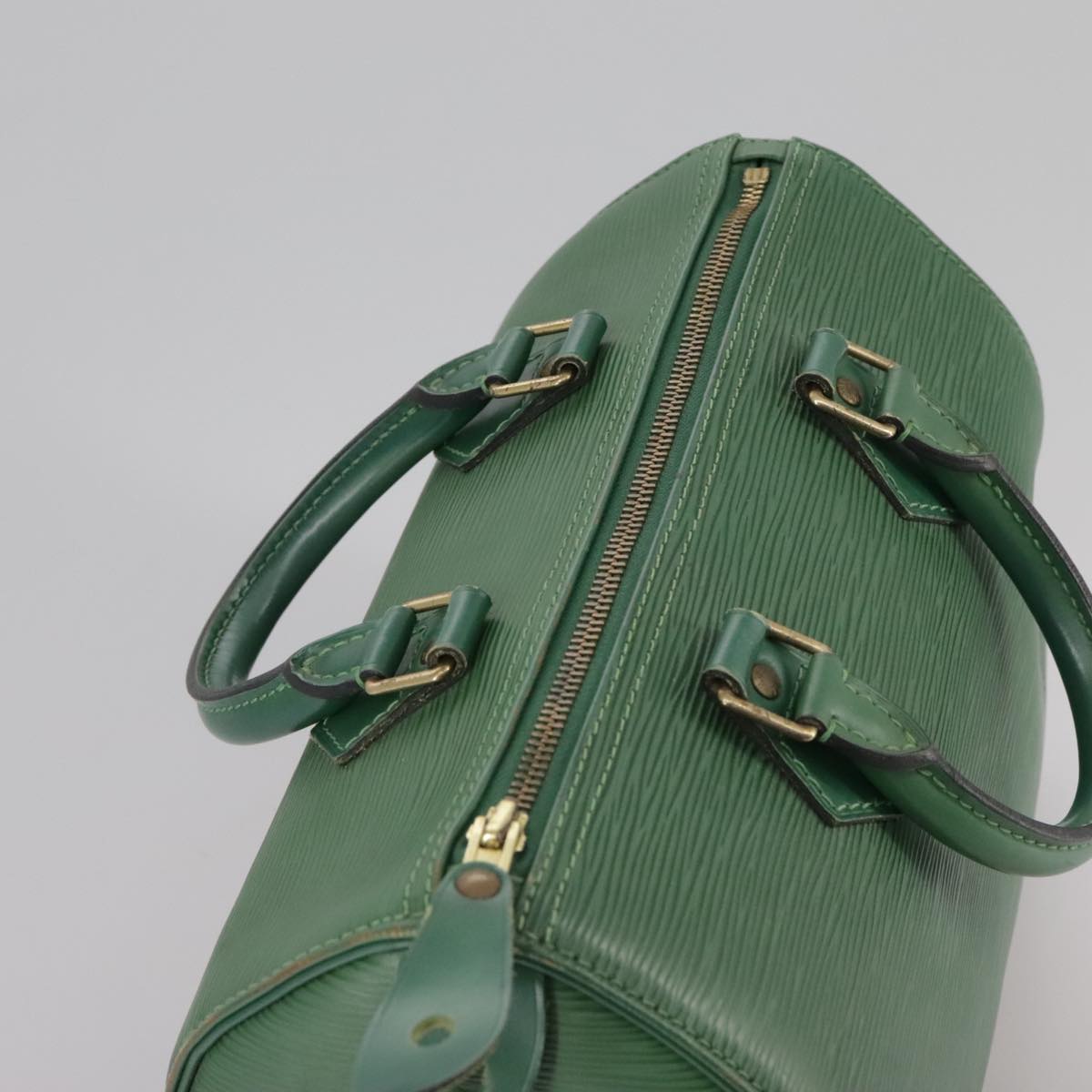 LOUIS VUITTON Epi Speedy 25 Hand Bag Borneo Green M43014 LV 107682