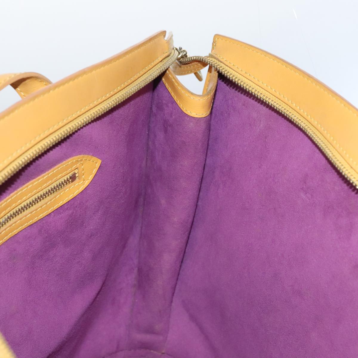 LOUIS VUITTON Epi Saint Jacques Shopping Shoulder Bag Yellow M52269 107686