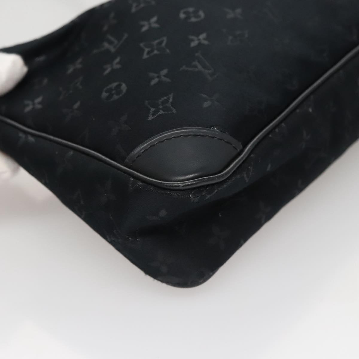 LOUIS VUITTON Monogram Satin Little Boulogne Shoulder Bag M92142 LV 107690