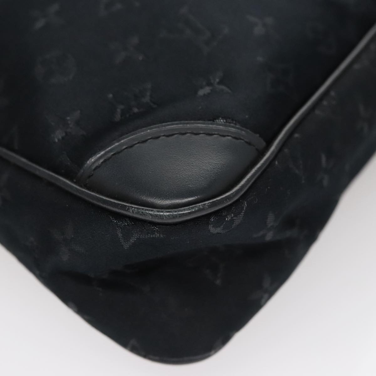 LOUIS VUITTON Monogram Satin Little Boulogne Shoulder Bag M92142 LV 107690
