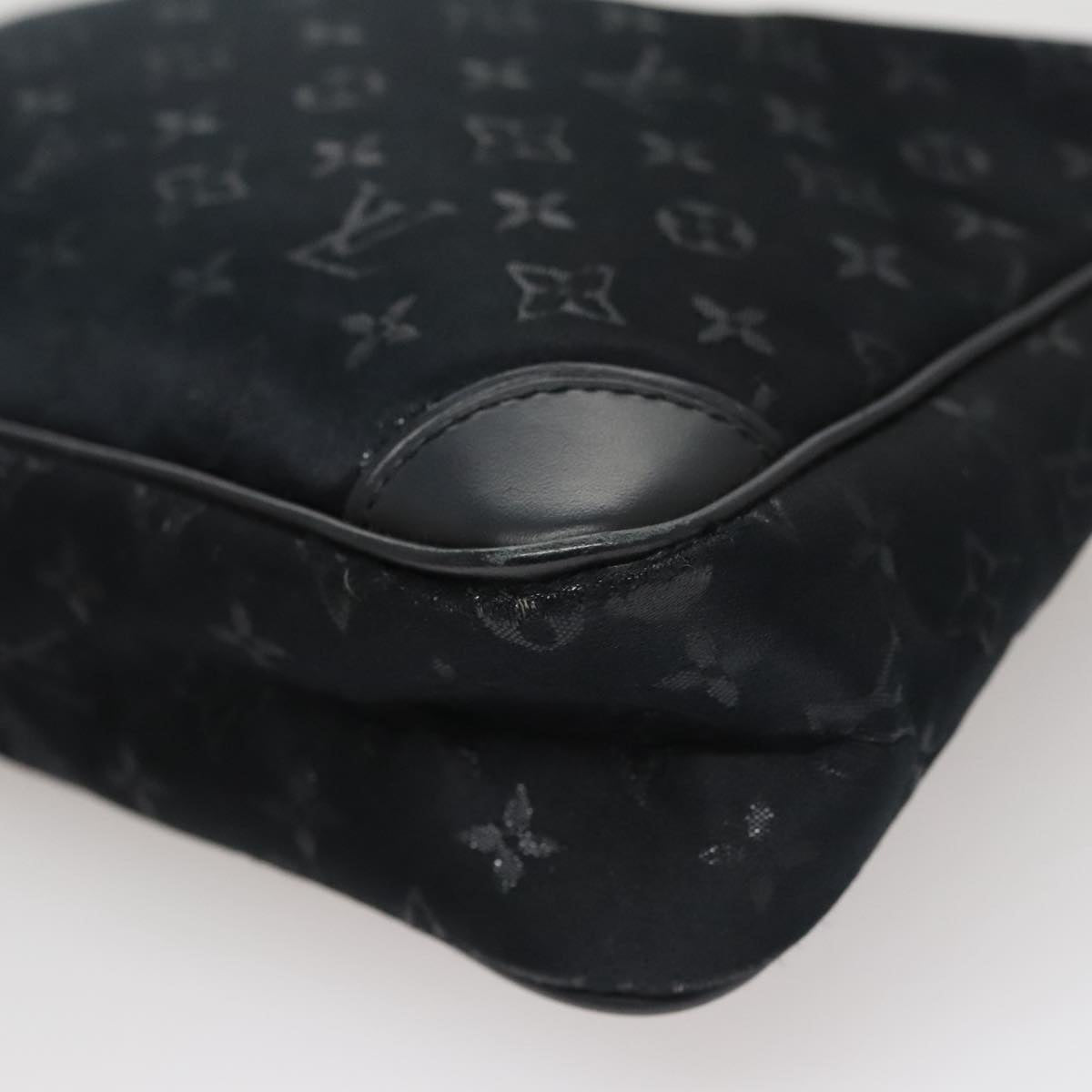 LOUIS VUITTON Monogram Satin Little Boulogne Shoulder Bag M92142 LV 107690