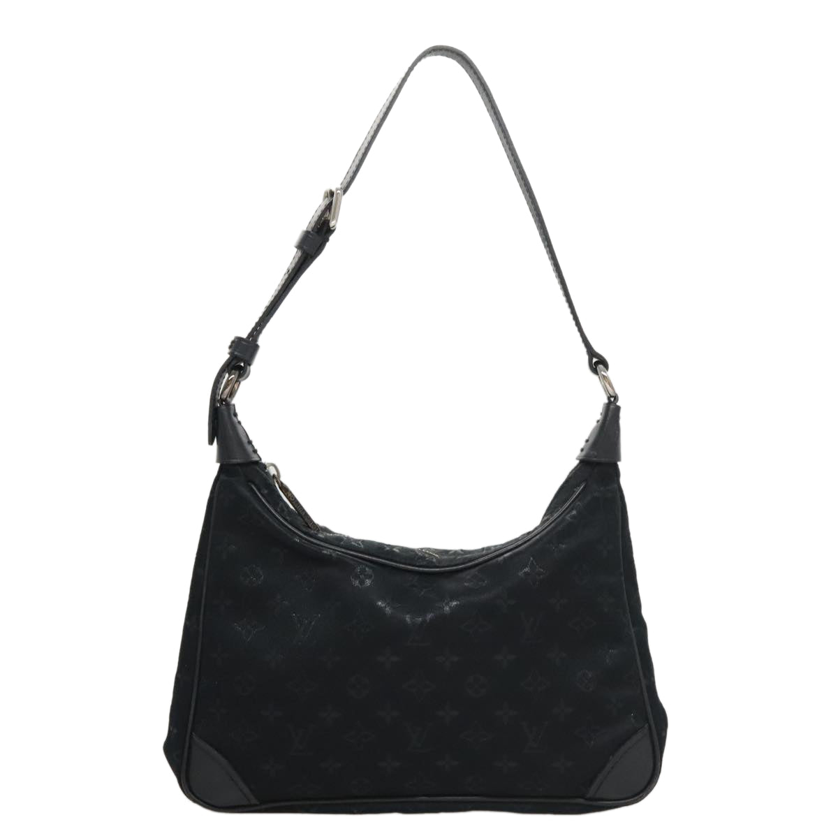 LOUIS VUITTON Monogram Satin Little Boulogne Shoulder Bag M92142 LV 107690