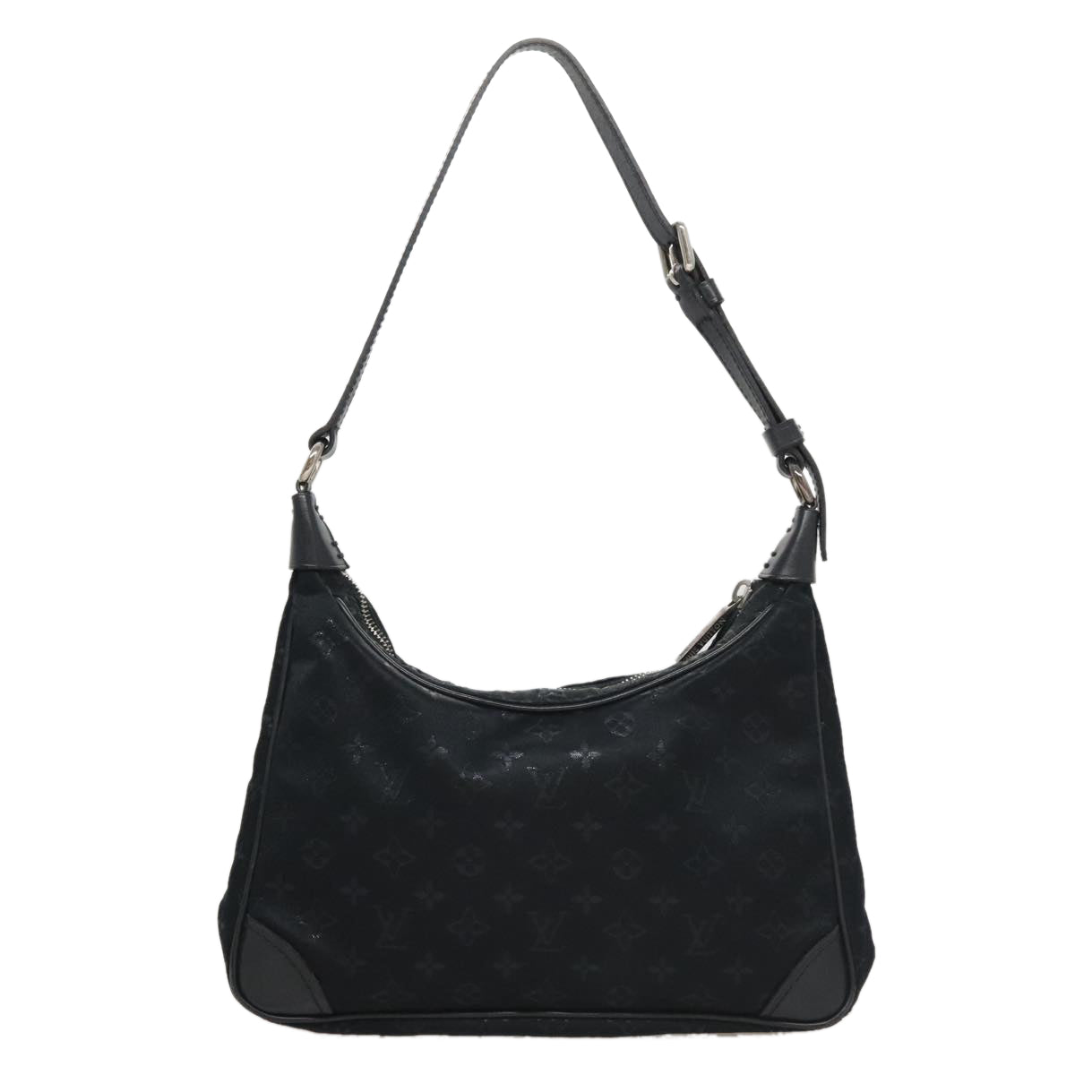 LOUIS VUITTON Monogram Satin Little Boulogne Shoulder Bag M92142 LV 107690
