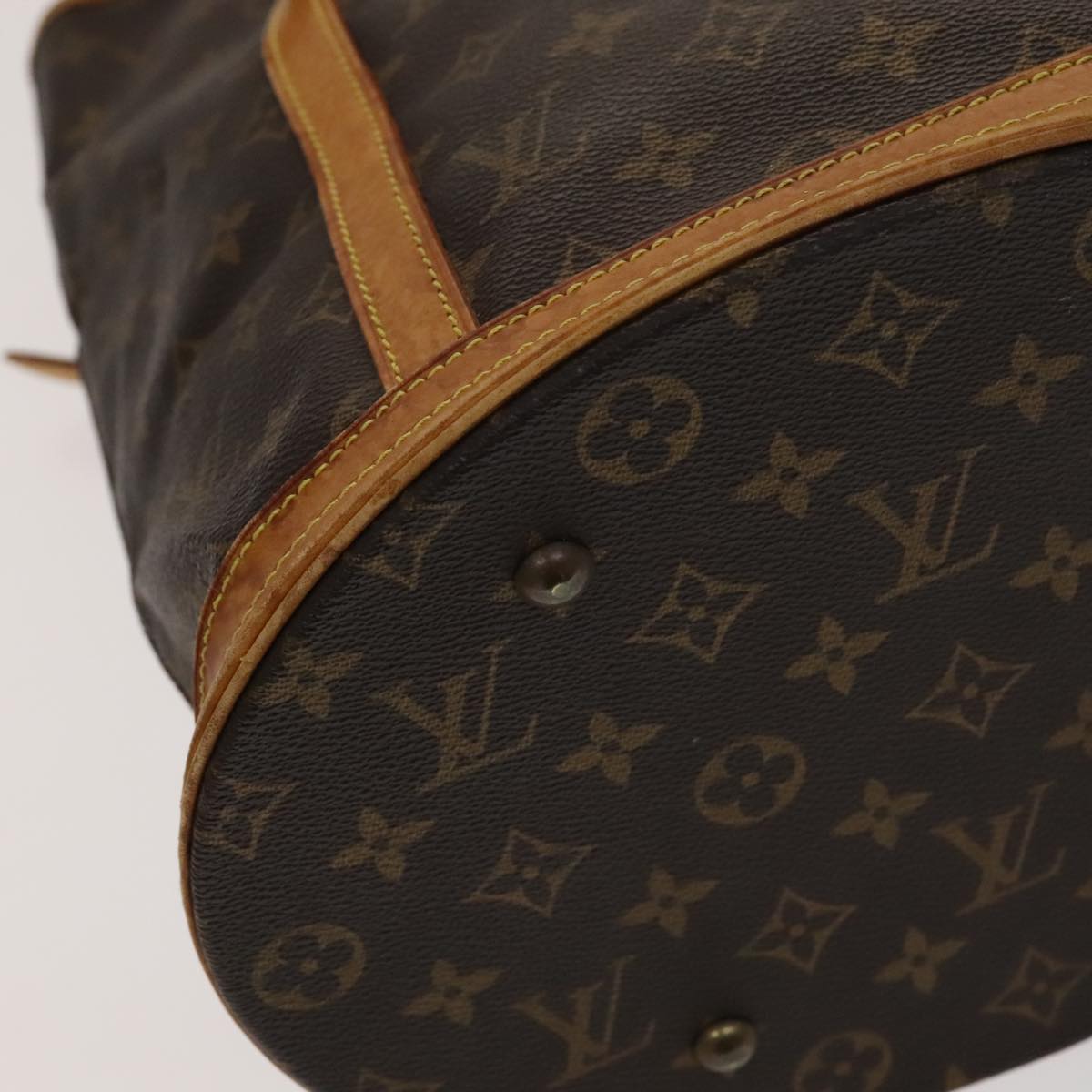 LOUIS VUITTON Monogram Bucket GM Shoulder Bag M42236 LV 107732