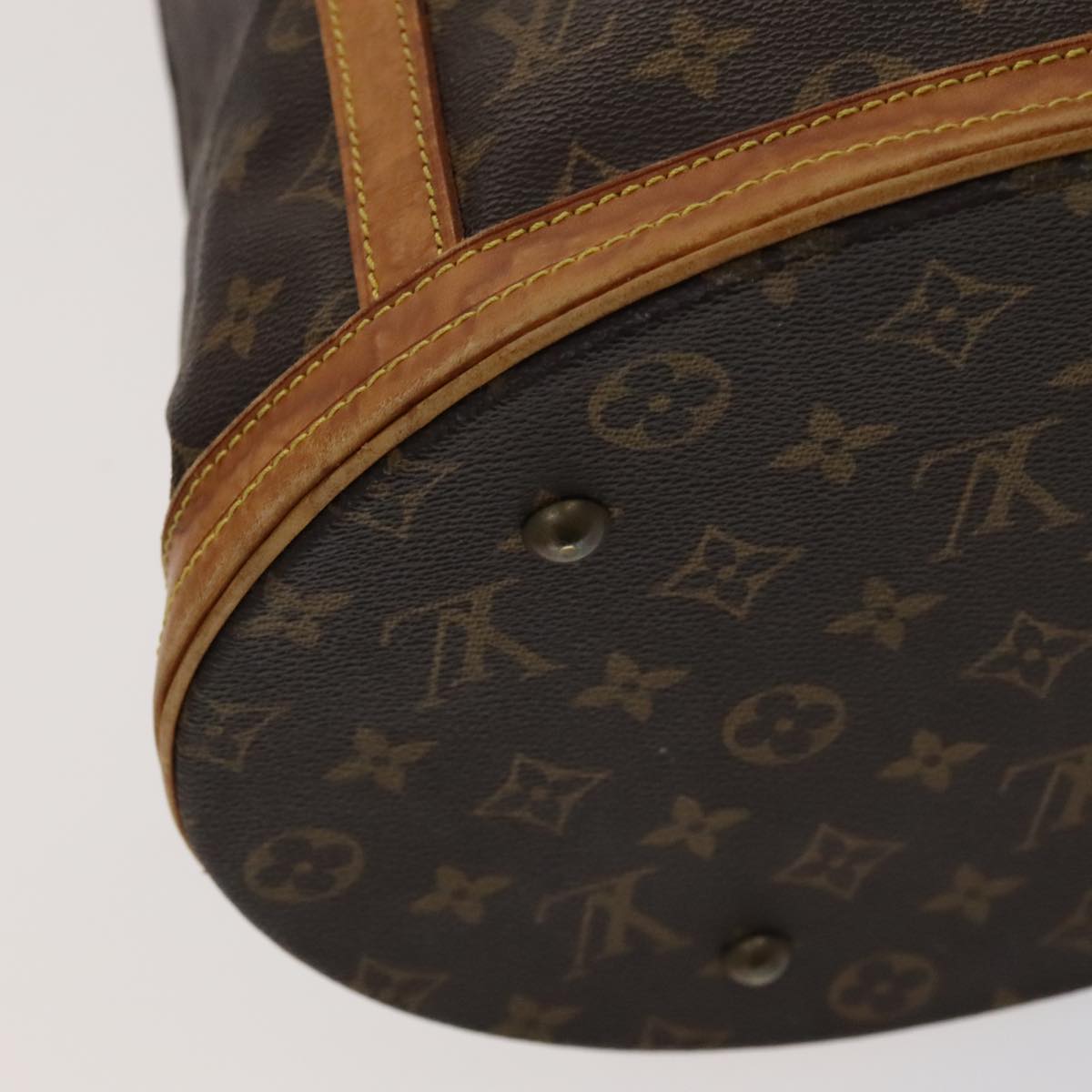 LOUIS VUITTON Monogram Bucket GM Shoulder Bag M42236 LV 107732