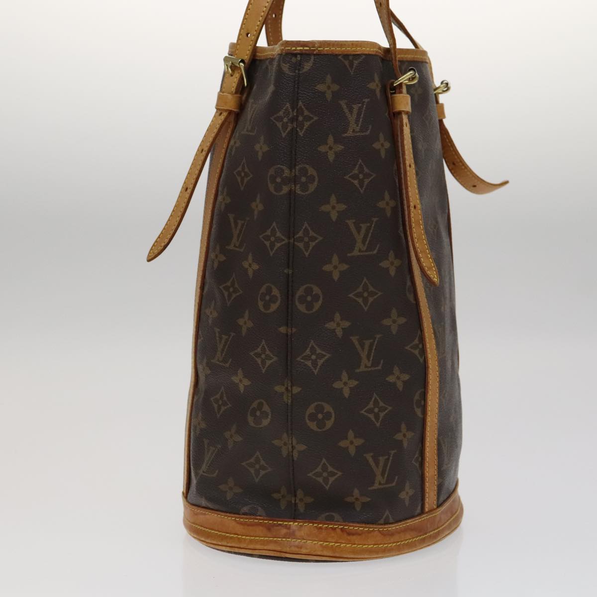 LOUIS VUITTON Monogram Bucket GM Shoulder Bag M42236 LV 107732