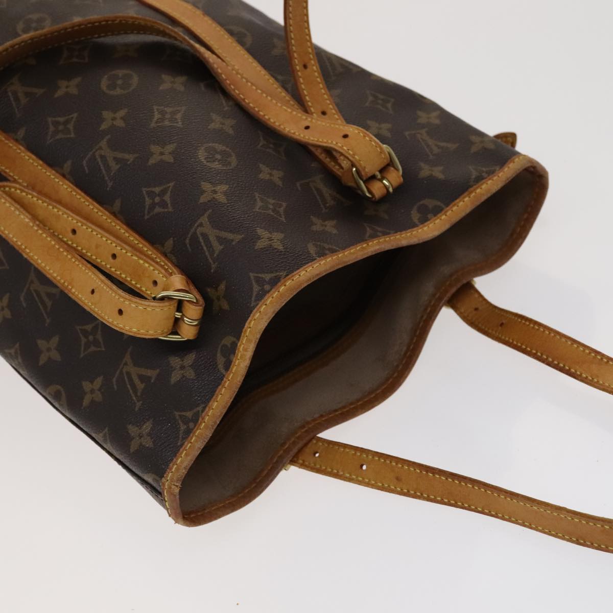 LOUIS VUITTON Monogram Bucket GM Shoulder Bag M42236 LV 107732
