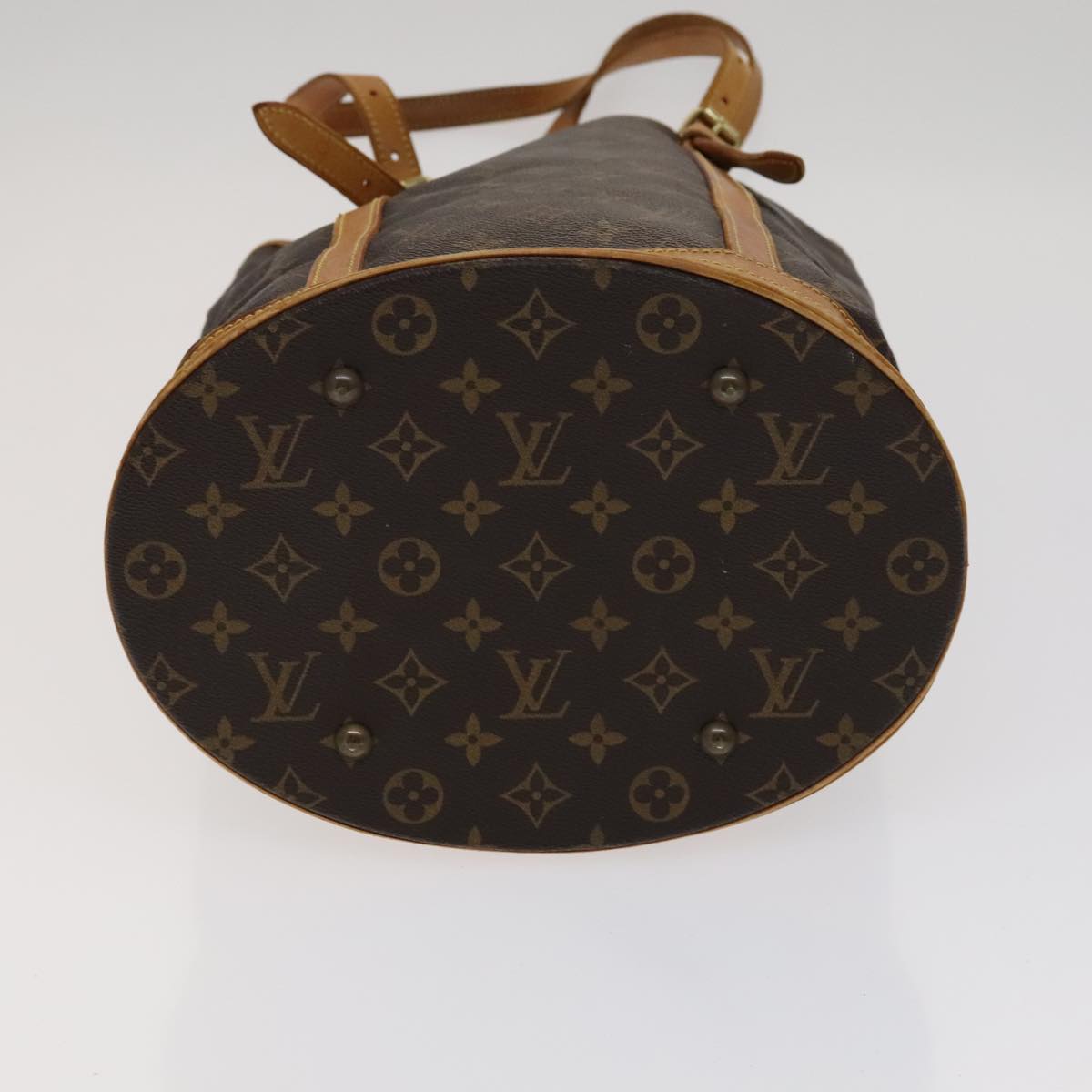 LOUIS VUITTON Monogram Bucket GM Shoulder Bag M42236 LV 107732