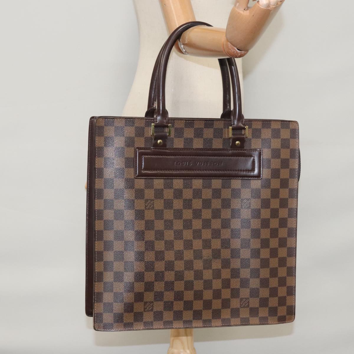 LOUIS VUITTON Damier Ebene Venice GM Hand Bag N51146 LV 107746