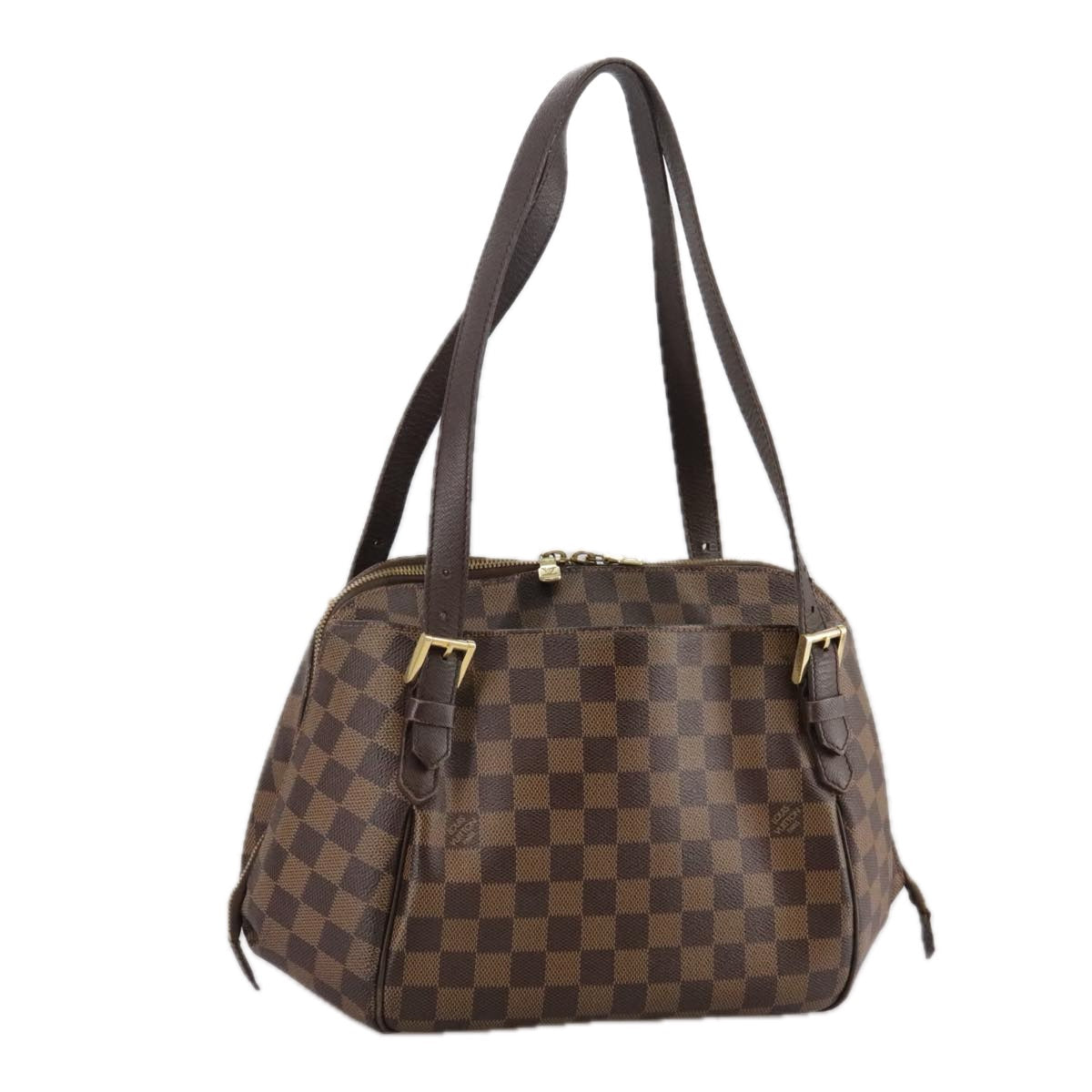 LOUIS VUITTON Damier Ebene Belem MM Shoulder Bag N51174 LV 107747