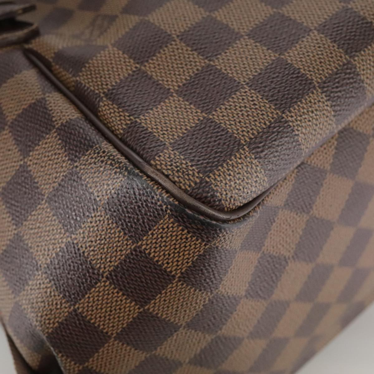 LOUIS VUITTON Damier Ebene Belem MM Shoulder Bag N51174 LV 107747