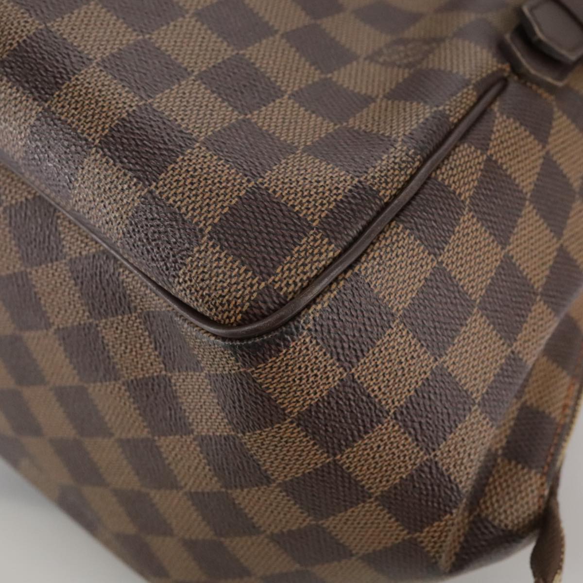 LOUIS VUITTON Damier Ebene Belem MM Shoulder Bag N51174 LV 107747