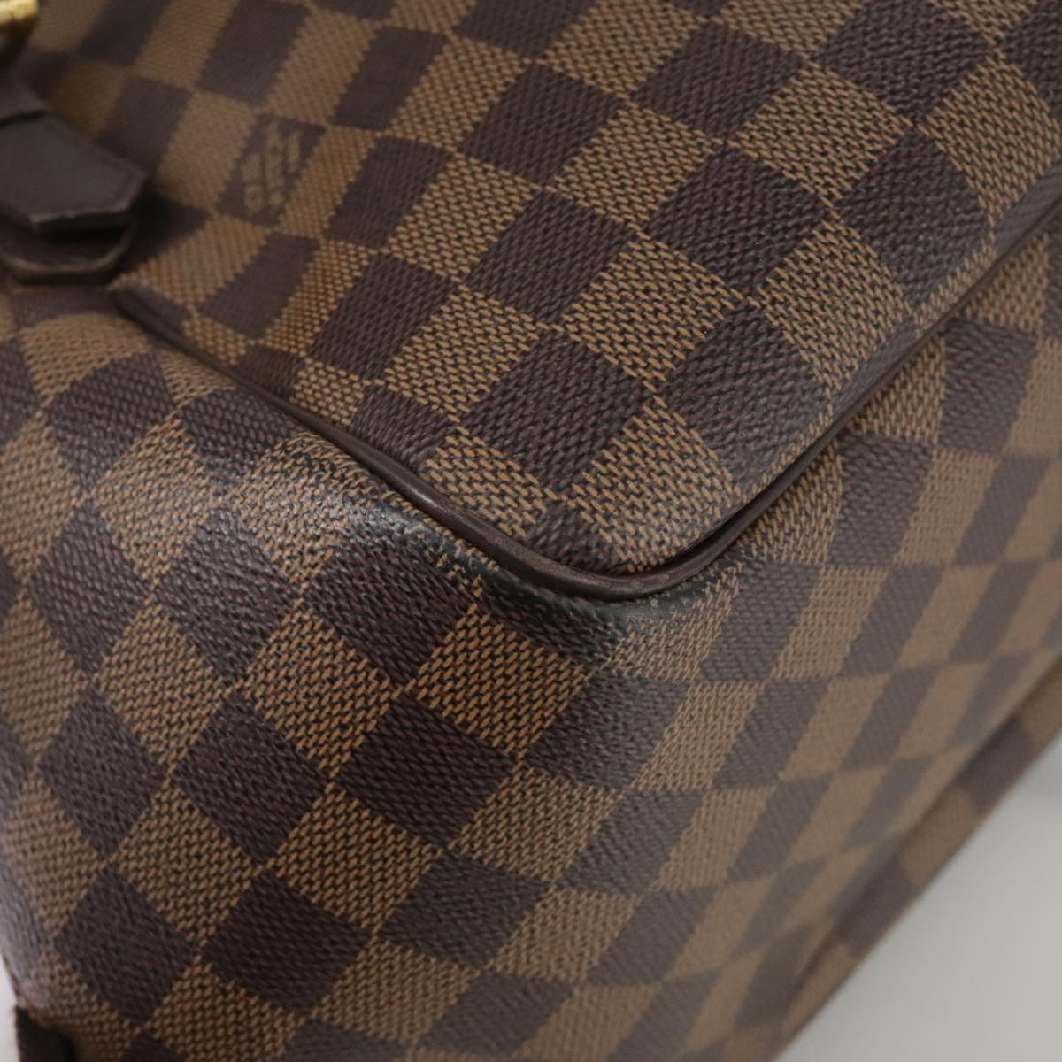LOUIS VUITTON Damier Ebene Belem MM Shoulder Bag N51174 LV 107747