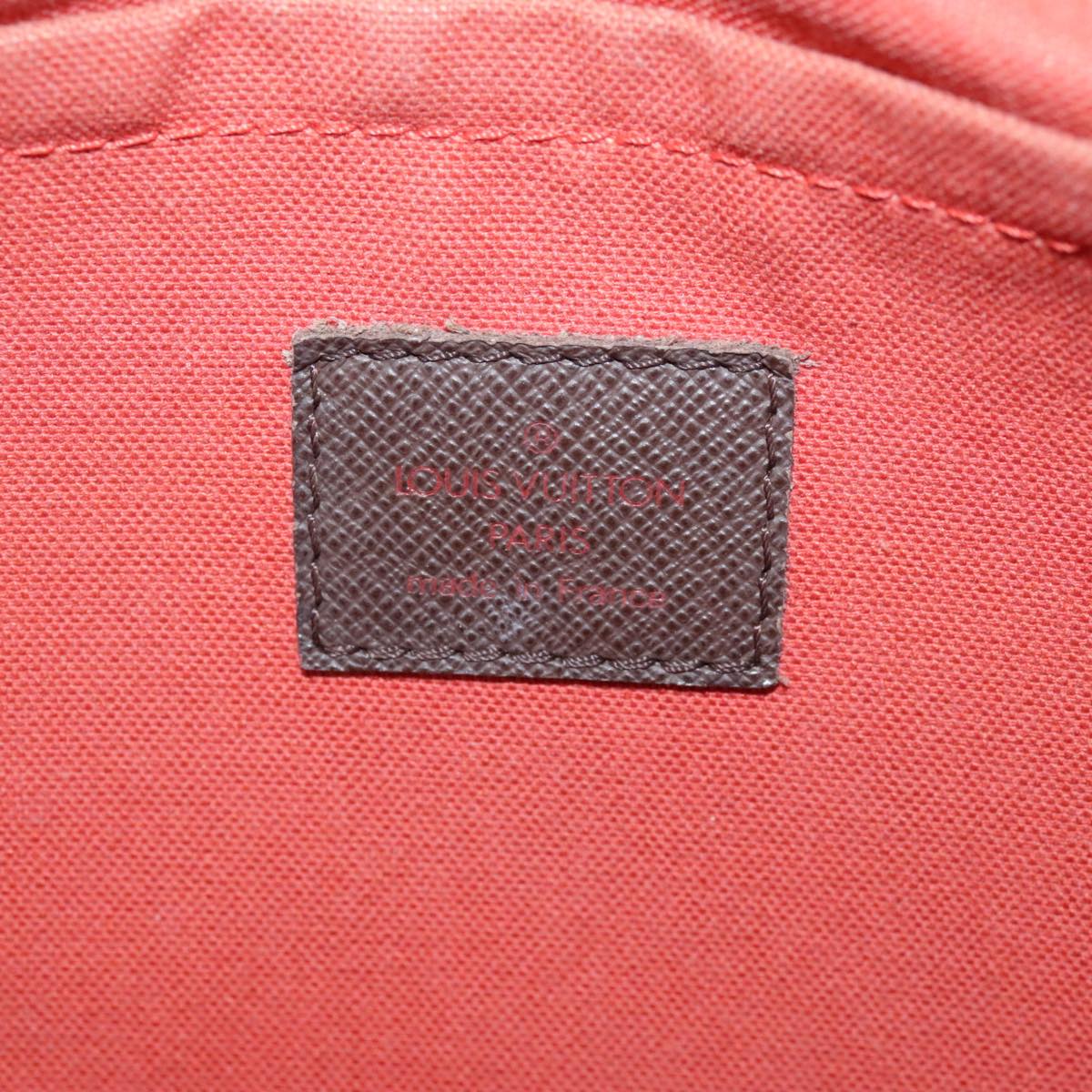 LOUIS VUITTON Damier Ebene Belem MM Shoulder Bag N51174 LV 107747