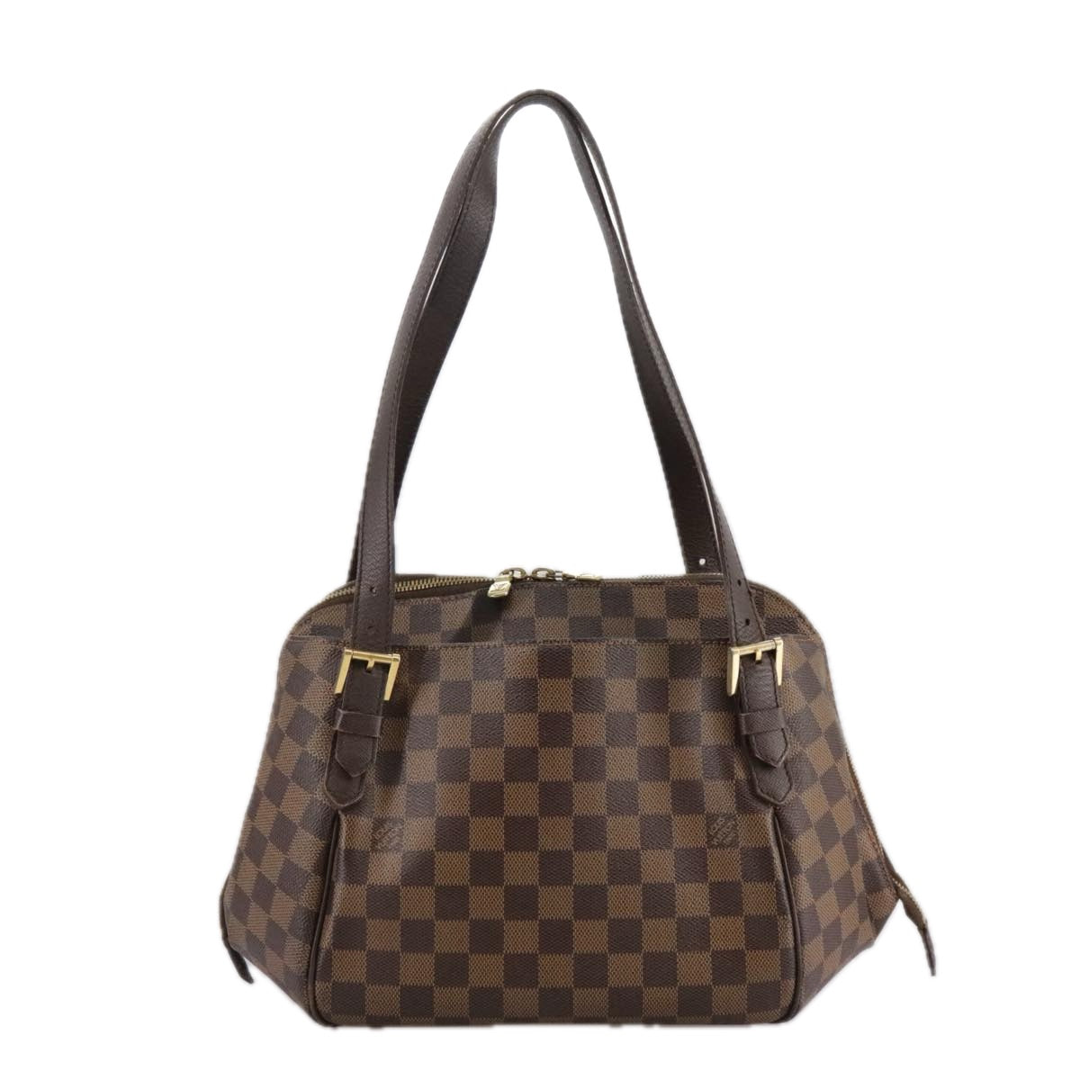 LOUIS VUITTON Damier Ebene Belem MM Shoulder Bag N51174 LV 107747